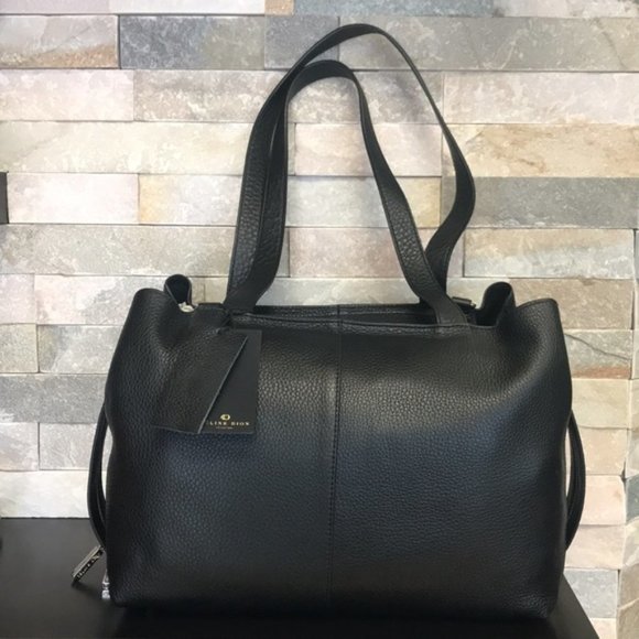 Celine Dion Large Mezzo Leather Satchel - Picture 6 of 9